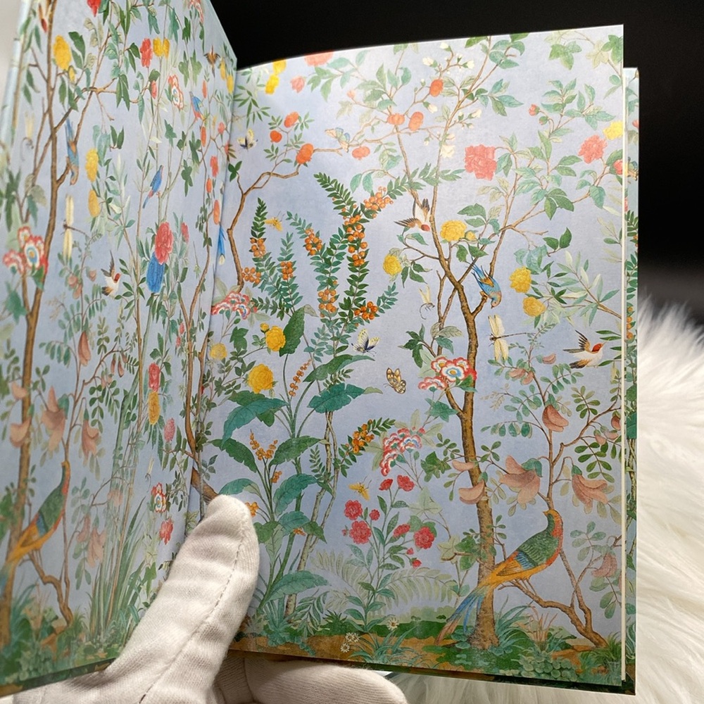 GUCCI NOTEBOOK Birds Dragonflies Floral LINED PAGES 7.5” x 5.25” x 1/2” NEW! - Picture 5 of 13